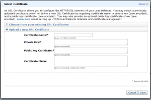 Amazon Web Services Dialog